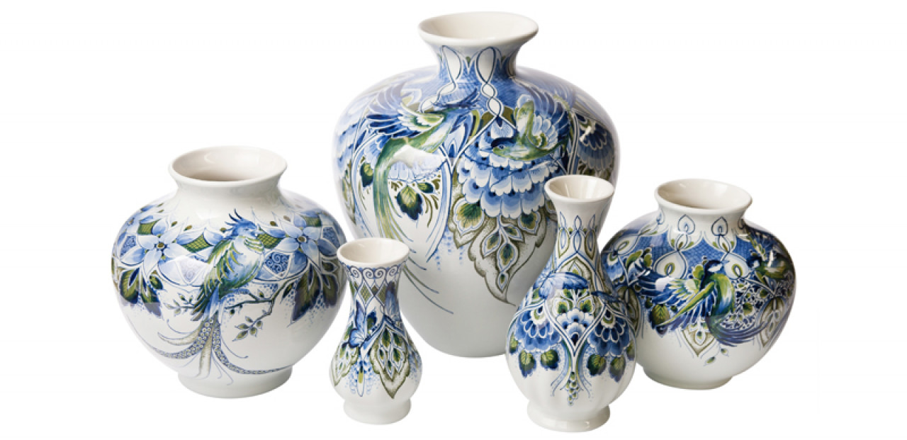 wenkbrauw ongeduldig negeren Exclusieve handgemaakte vazen uit de Nature Design collectie » Heinen Delfts  Blauw